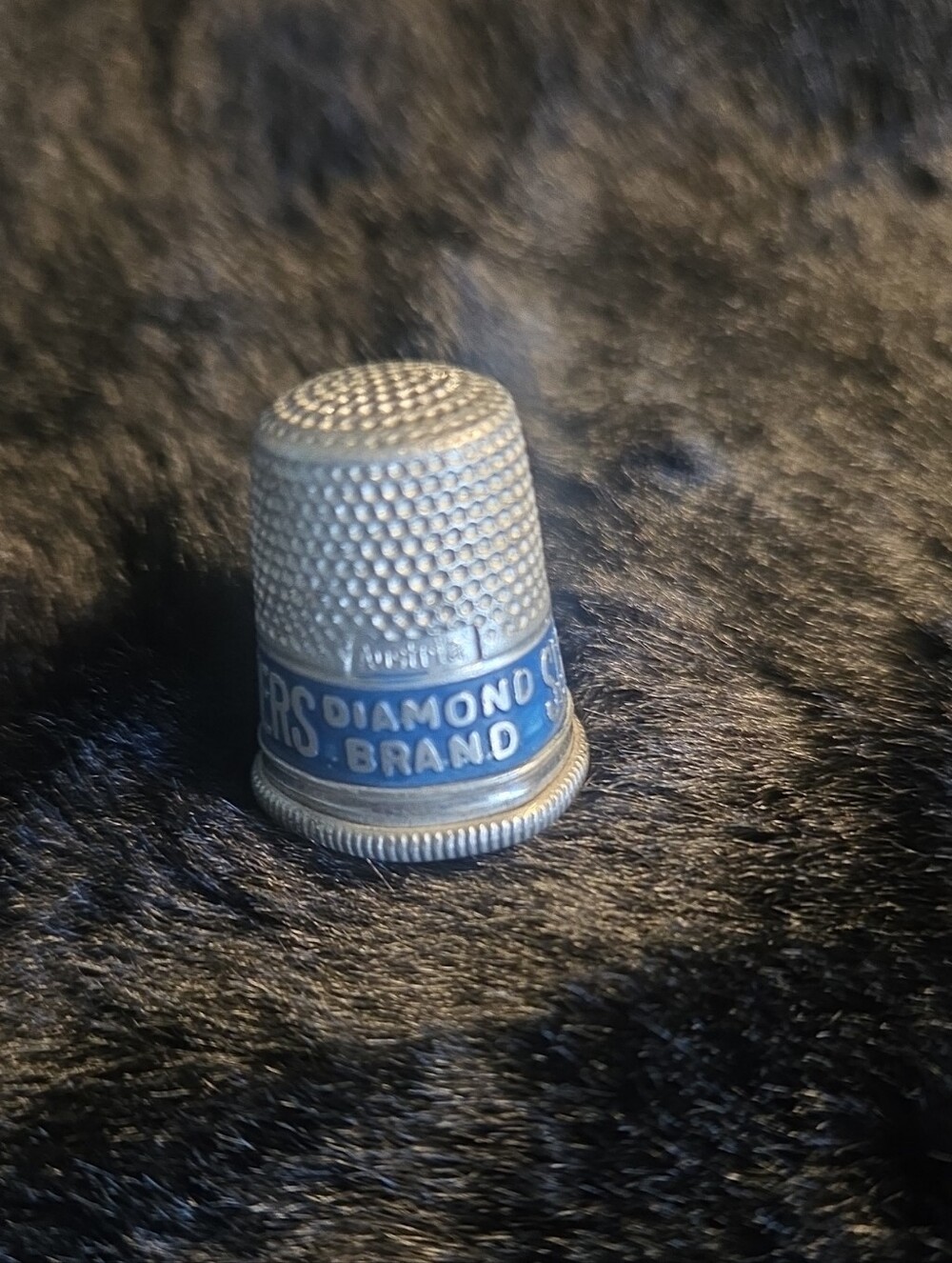 Thimble on fabric